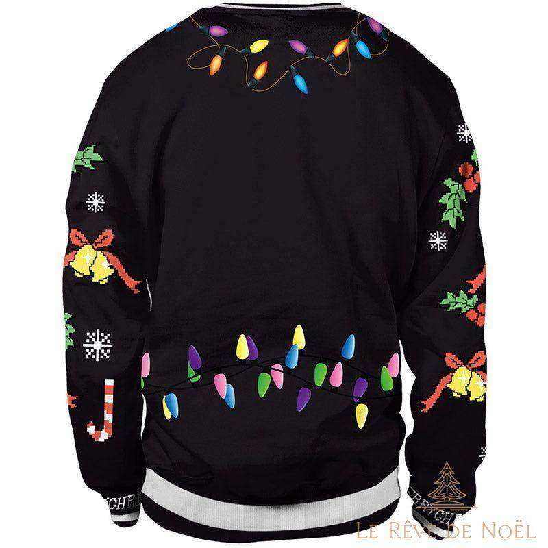 Pull de Noël - Renne à lunettes